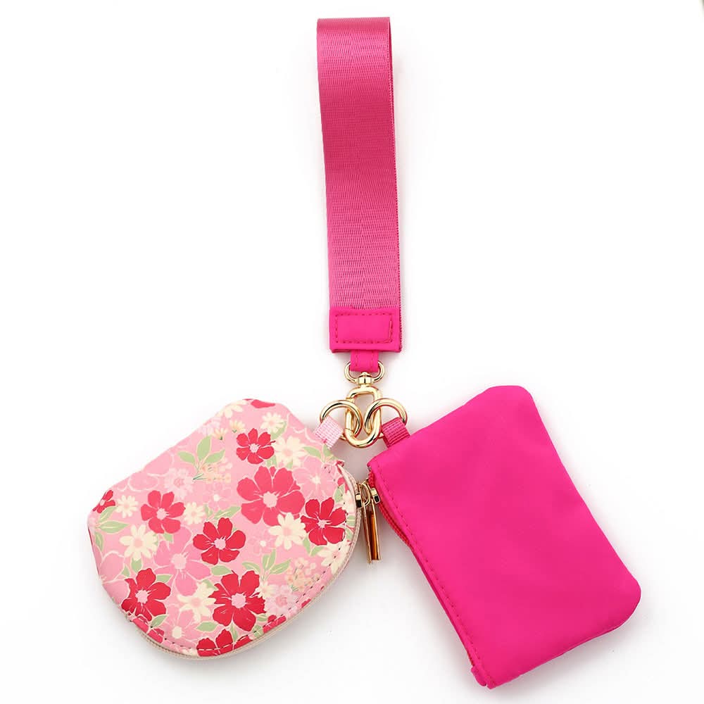 Floral Pouch Wristlet - CLOSES 11/9