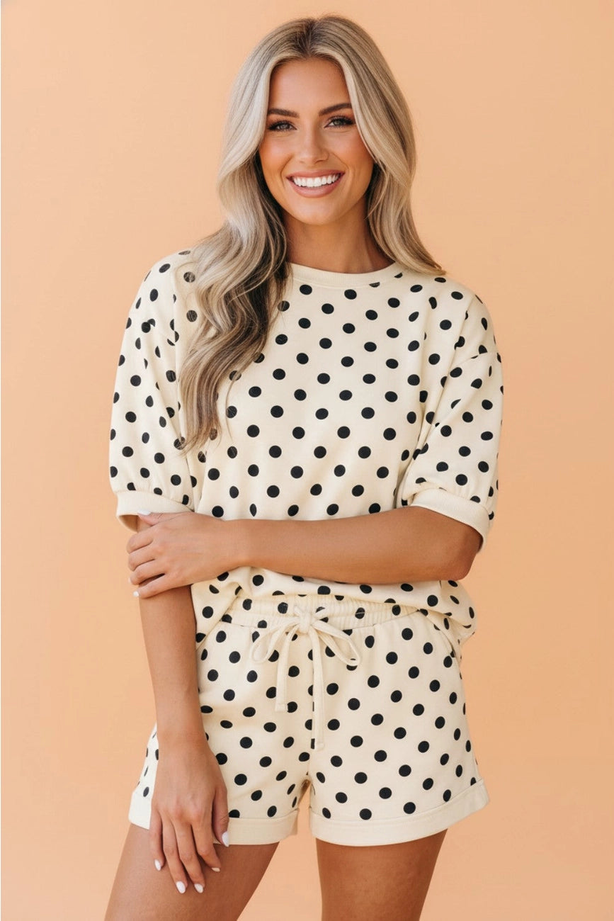 Beige Oversized Lounge Set