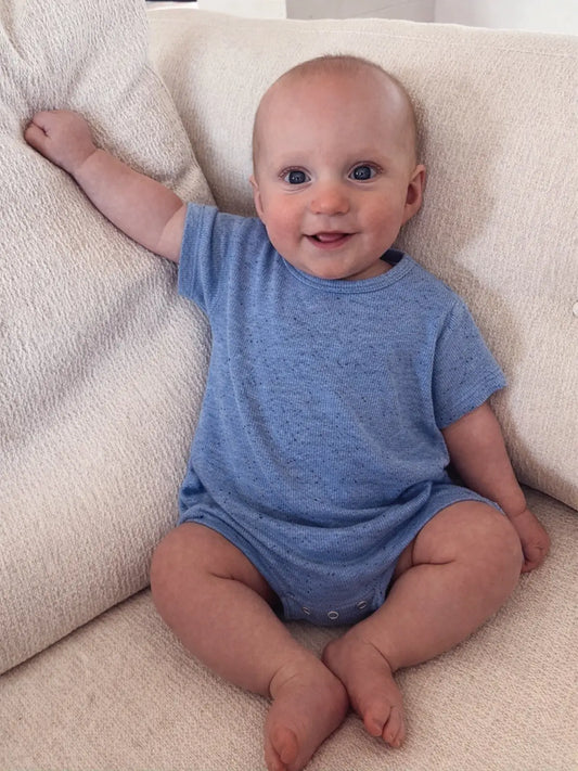 Blue Speckle T-Shirt Bubble