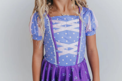 Lavender Princess Skirted Leotard