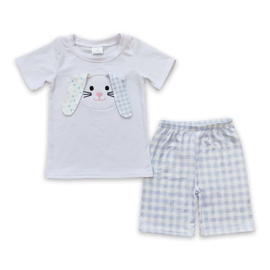 Bunny Ears Gingham Tee & Shorts