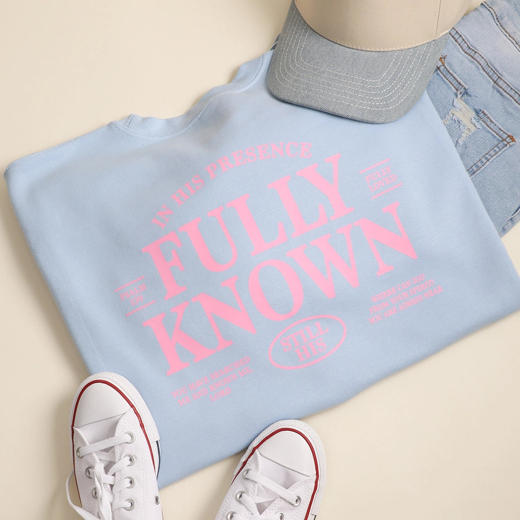 Fully Known Psalm 139 Crewneck