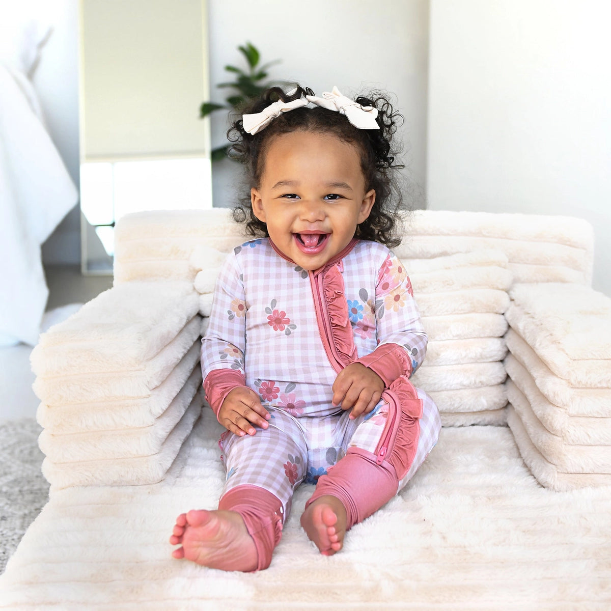 Callie Bamboo - Ruffle Zippie