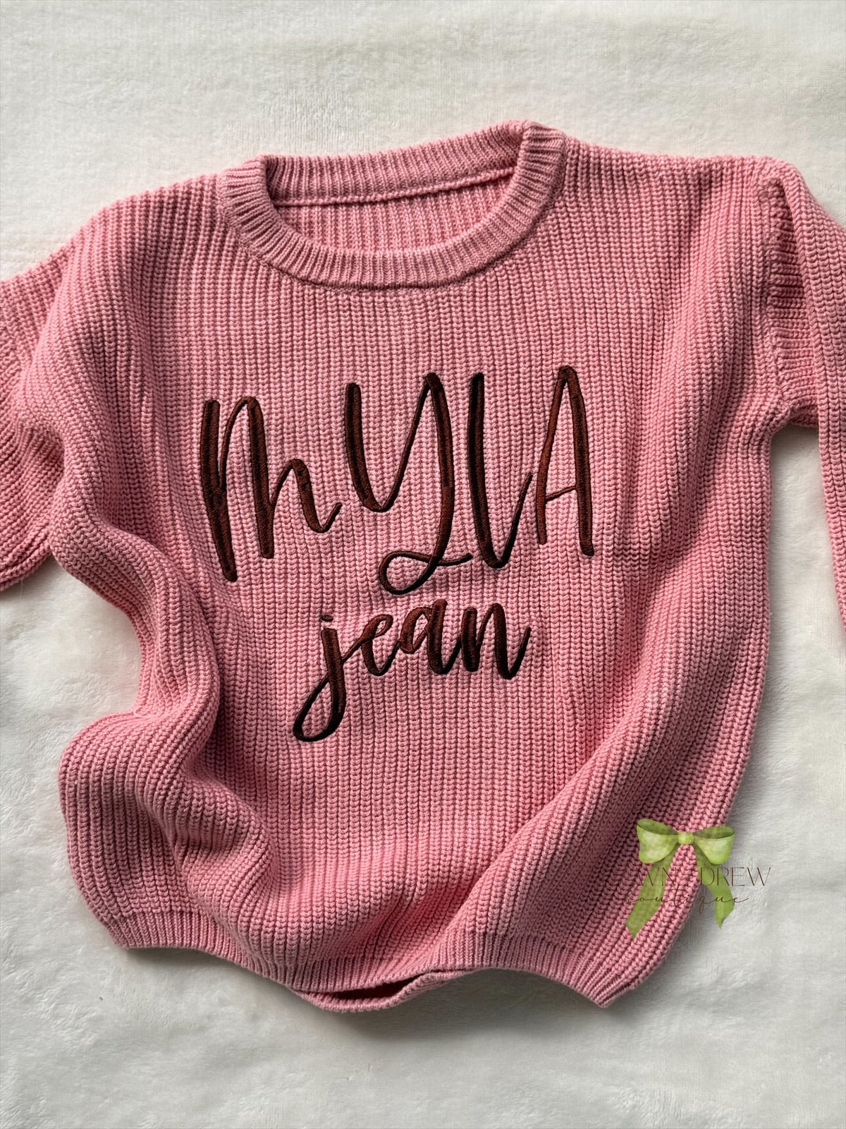 Custom Embroidered Sweater — CLOSES 10/4