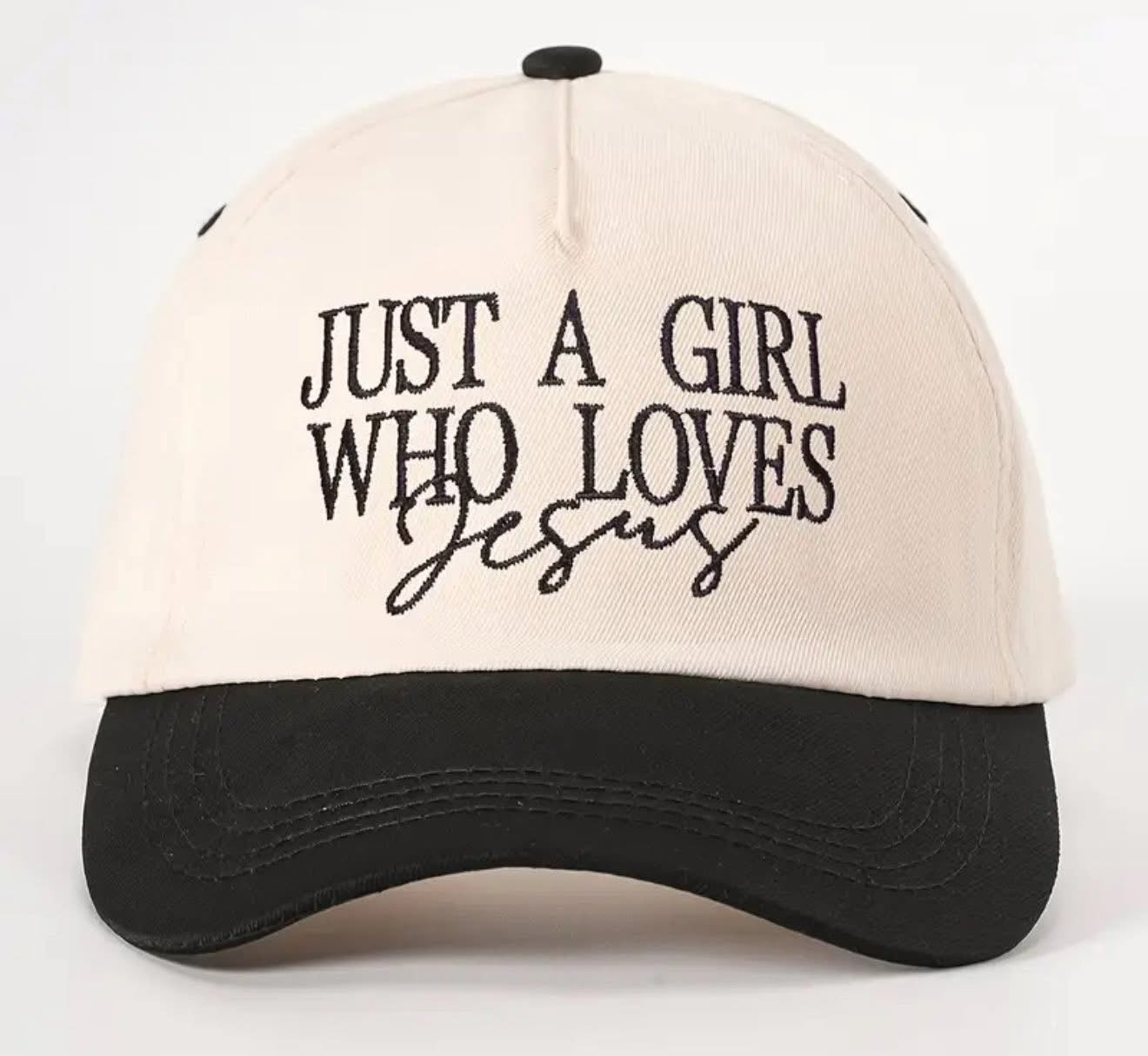 Girl Who Loves Jesus Hat — Closing 11/26