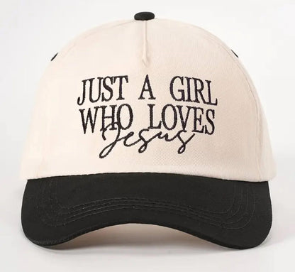 Girl Who Loves Jesus Hat — Closing 11/26