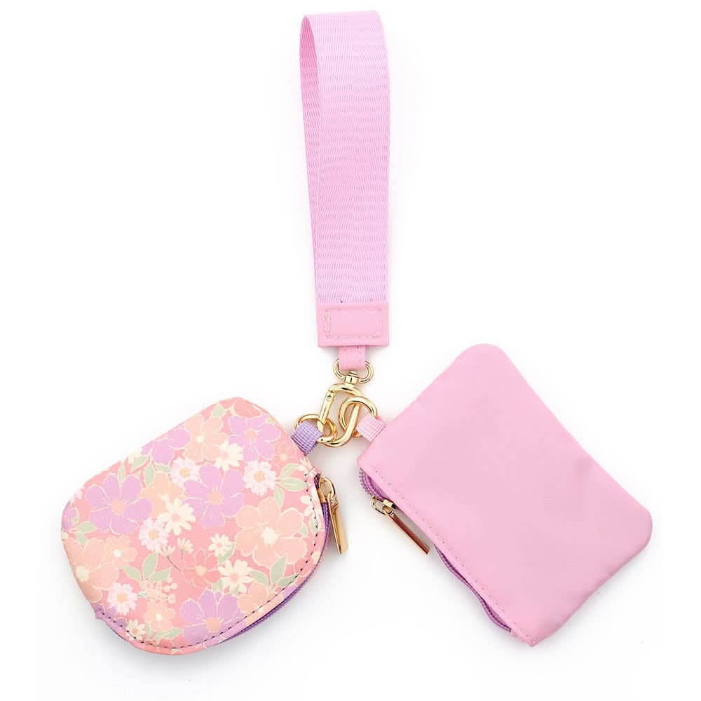Floral Pouch Wristlet - CLOSES 11/9