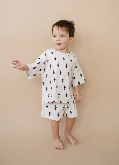 Little Bolt Shorts Set