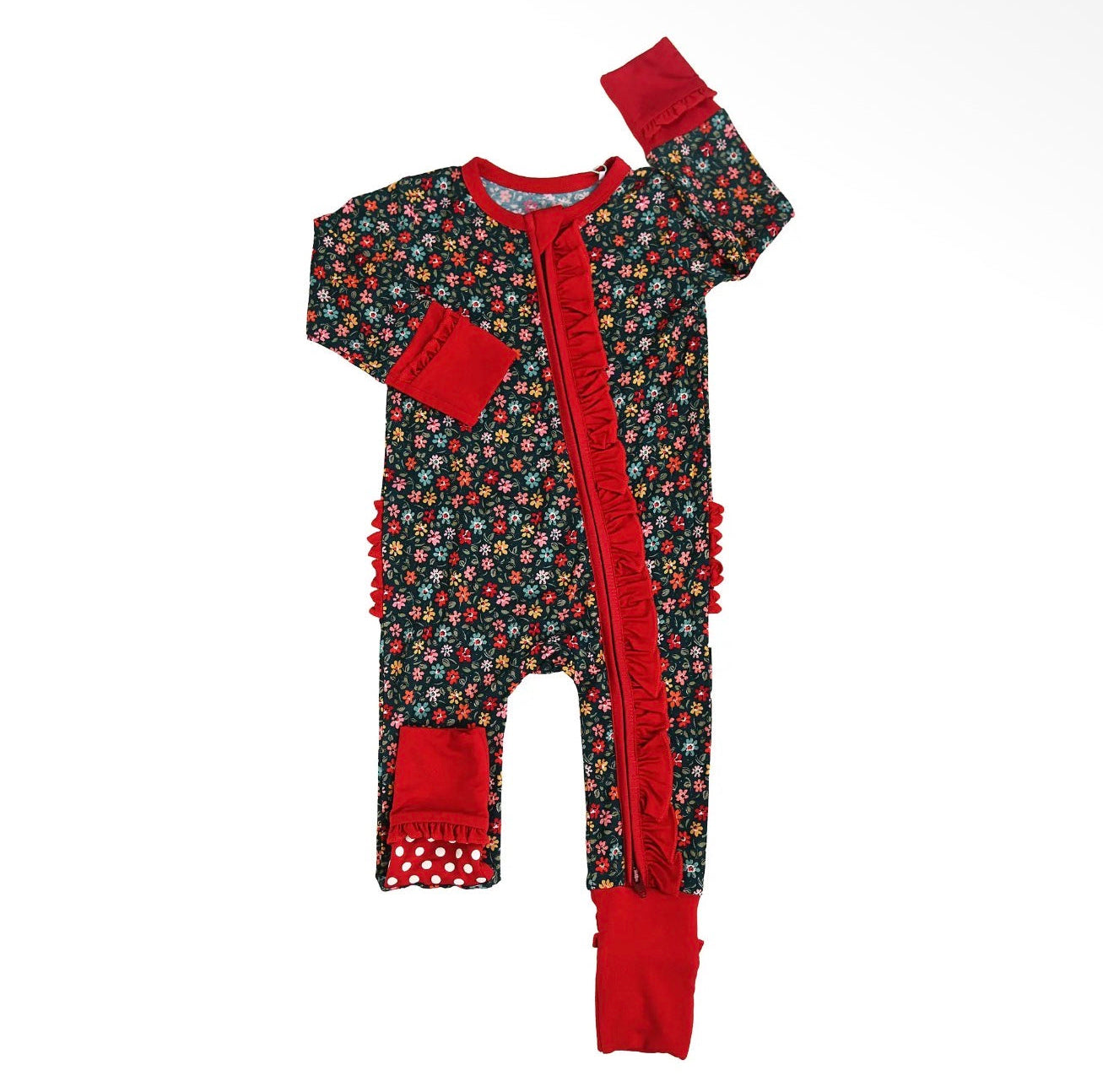 Isabelle Bamboo - Ruffle Zippie