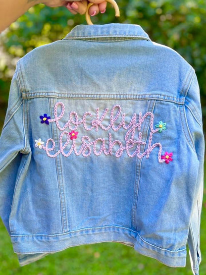 Hand Embroidered Denim Jackets