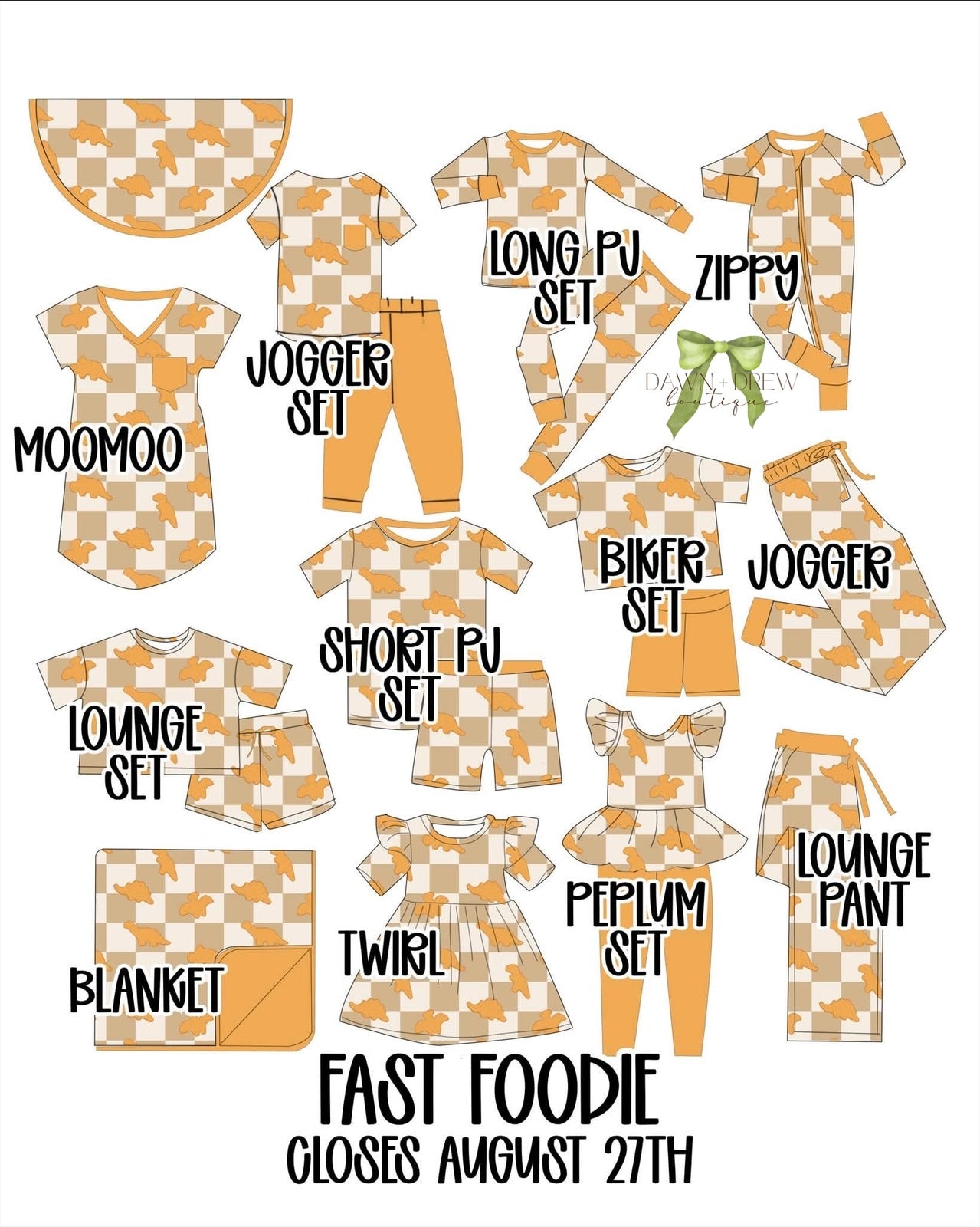 FAST FOODIE BAMBOO — CLOSES 8/27