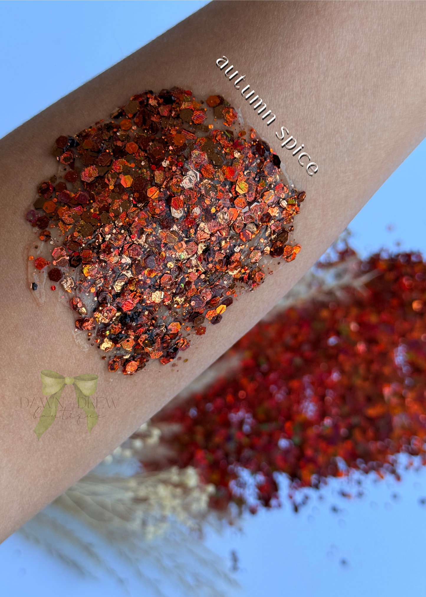 HAIR GLITTER: Autumn Spice - September Sub Color