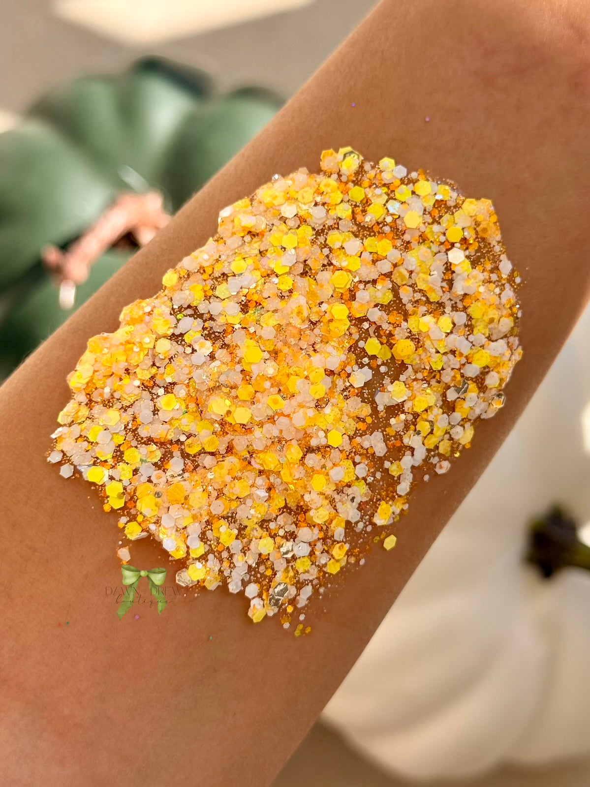 HAIR GLITTER: Candy Corn Glow