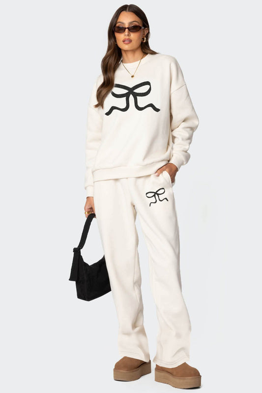 Bow Sweatsuit Set