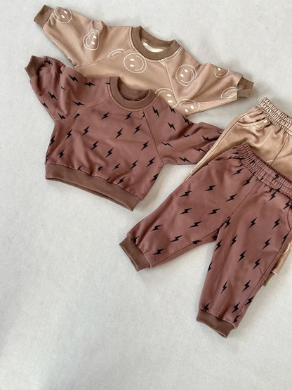 Neutral Printed Sweat Set — CLOSES 9/19