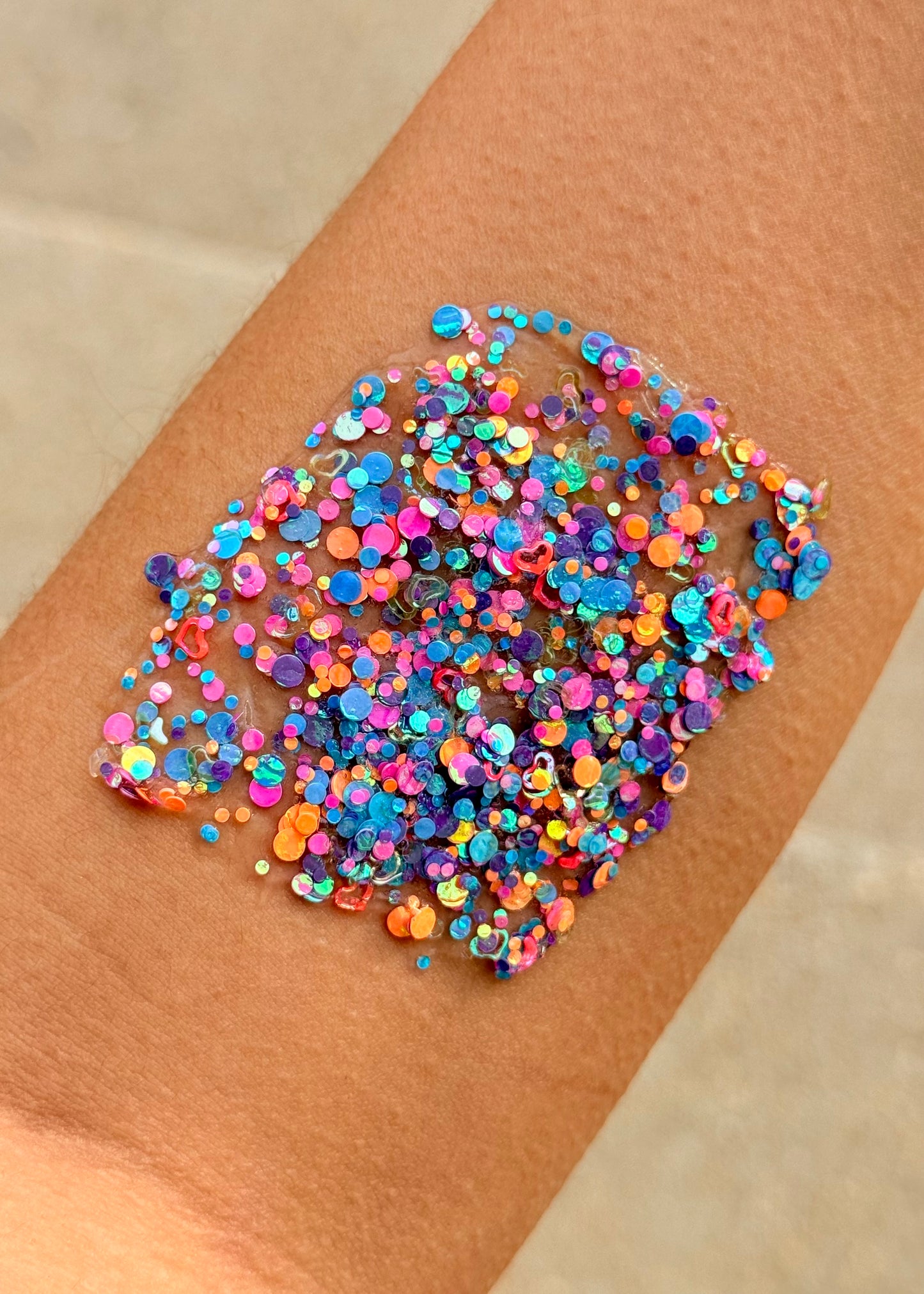 HAIR GLITTER: Conversation Hearts