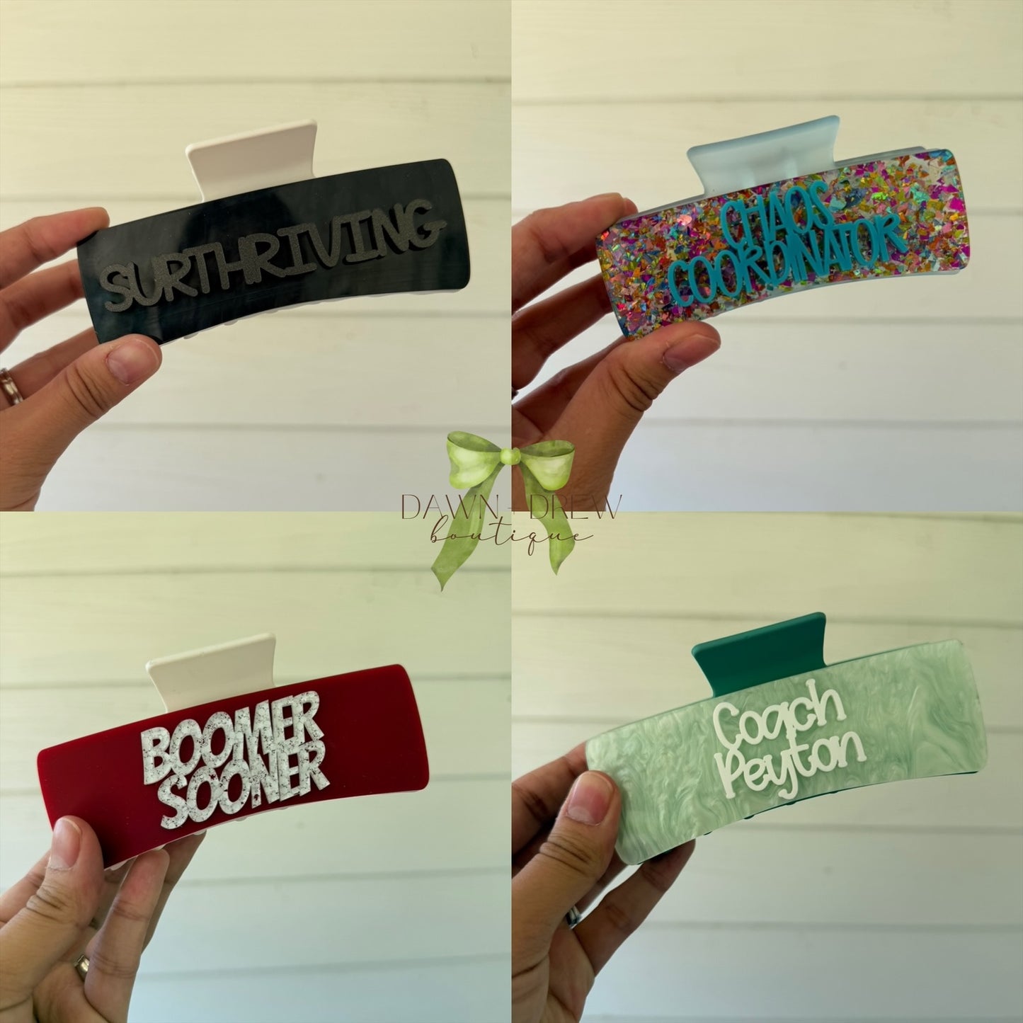Custom Claw Clips — CLOSES 8/9
