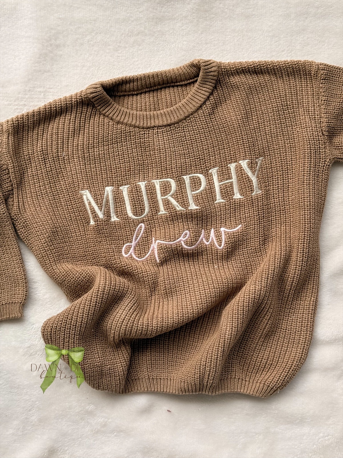 Custom Embroidered Sweater — CLOSES 10/4