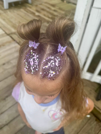 HAIR GLITTER: Purple Flame - June Sub Color