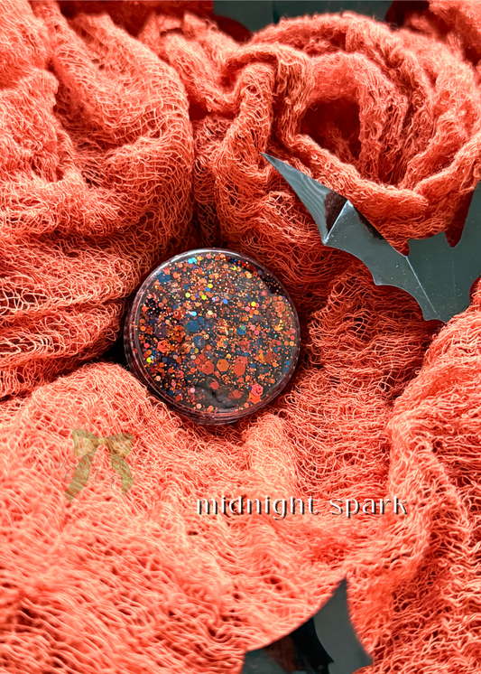 HAIR GLITTER: Midnight Spark - October Sub Color