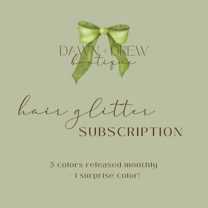 Hair Glitter: Monthly Subscription - AUGUST