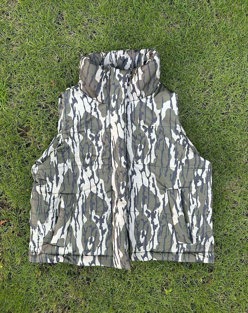 Camo Puffer Vest - CLOSES 11/9