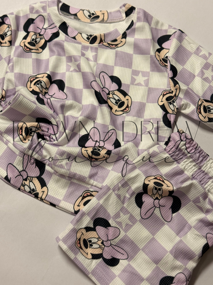 Custom Waffle Long Sleeve & Jogger Set - CLOSES 10/5