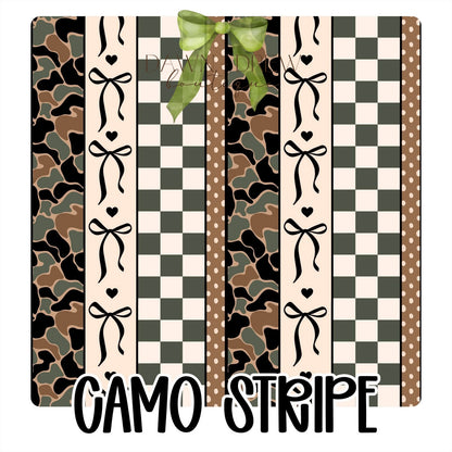 CAMO STRIPE BAMBOO — CLOSES 8/26