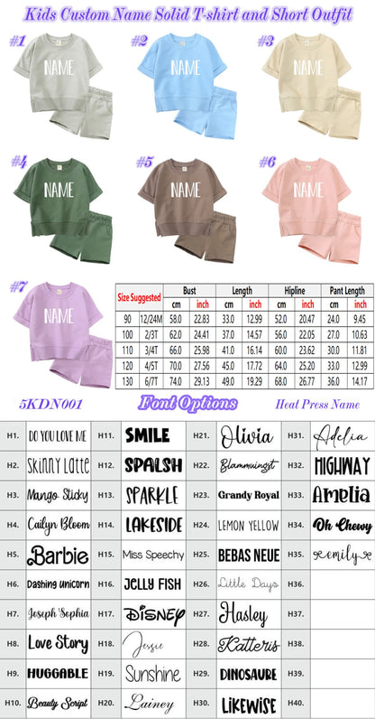 Custom Oversized Tee & Shorts Set