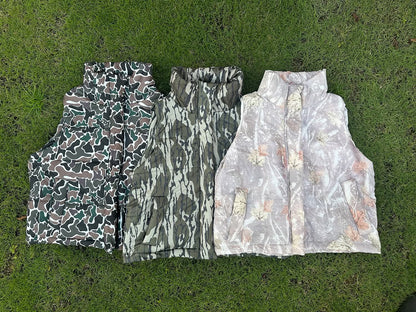 Camo Puffer Vest - CLOSES 11/9
