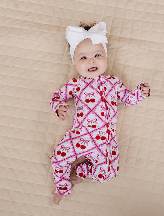 Cherry Bow Bamboo - Zippie