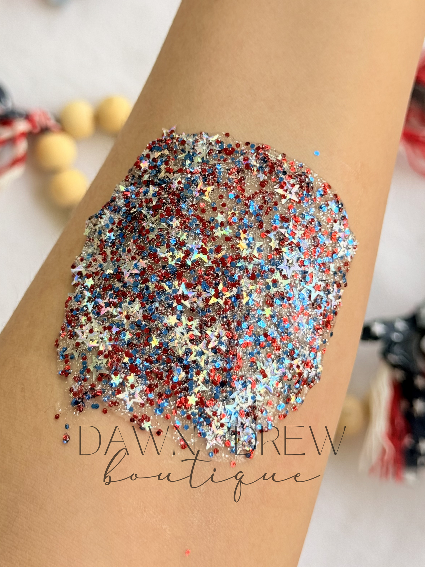 HAIR GLITTER: Stars & Stripes
