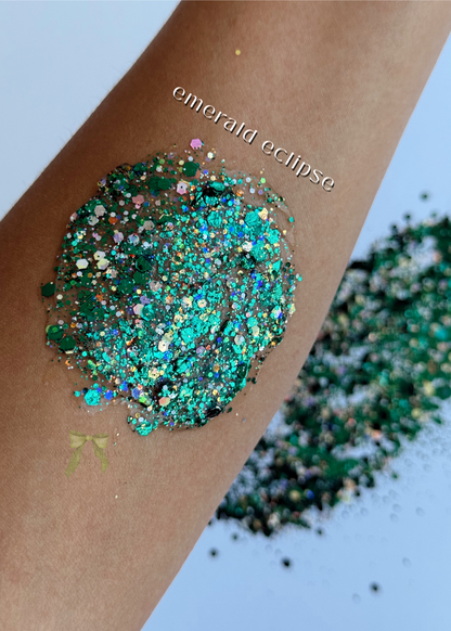 HAIR GLITTER: Emerald Eclipse - August Sub Color