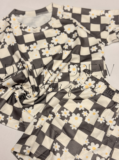 Custom Waffle Short Sleeve & Pants - CLOSES 10/5
