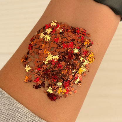 HAIR GLITTER: Leaves & Lattes