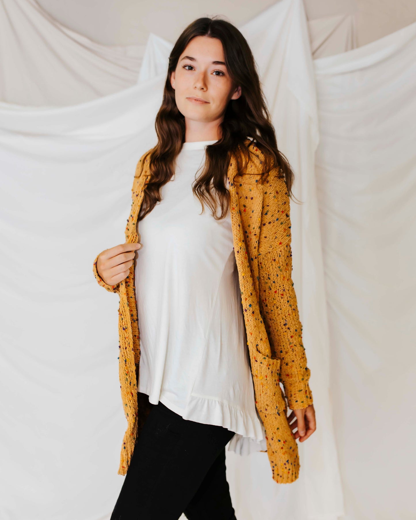 Bejeweled Confetti Cardigan