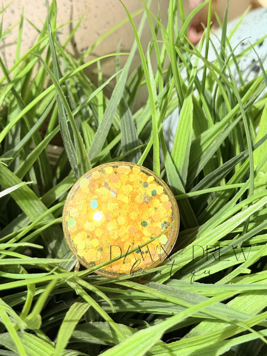 HAIR GLITTER: Golden Peep