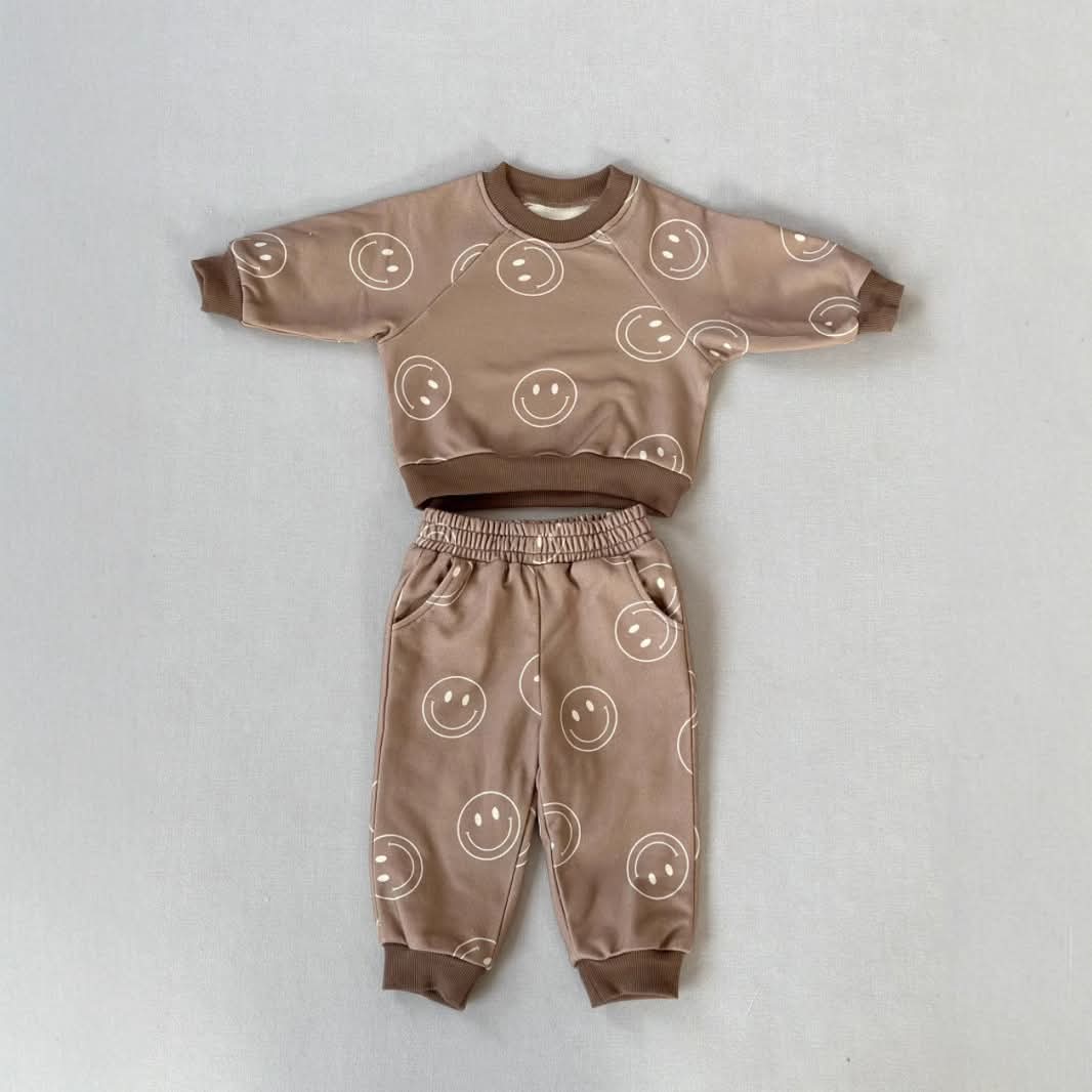 Neutral Printed Lounge Set — CLOSES 11/10