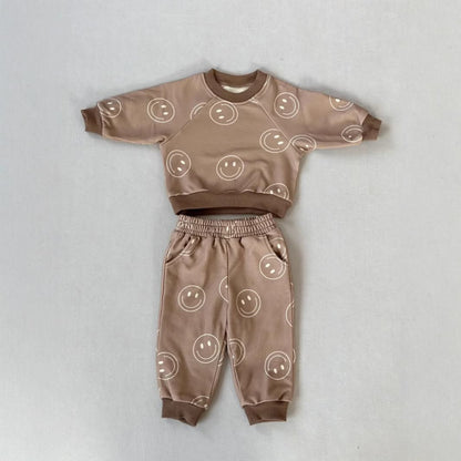 Neutral Printed Lounge Set — CLOSES 11/10