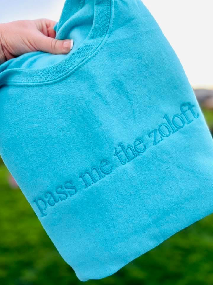 Custom Sayings Embroidered Sweatshirt