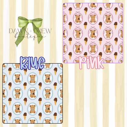 TEDDY ICE CREAM BAMBOO — CLOSES 2/26