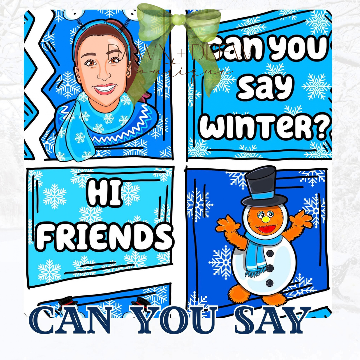 WINTER WONDERLAND BAMBOO — CLOSES 9/28