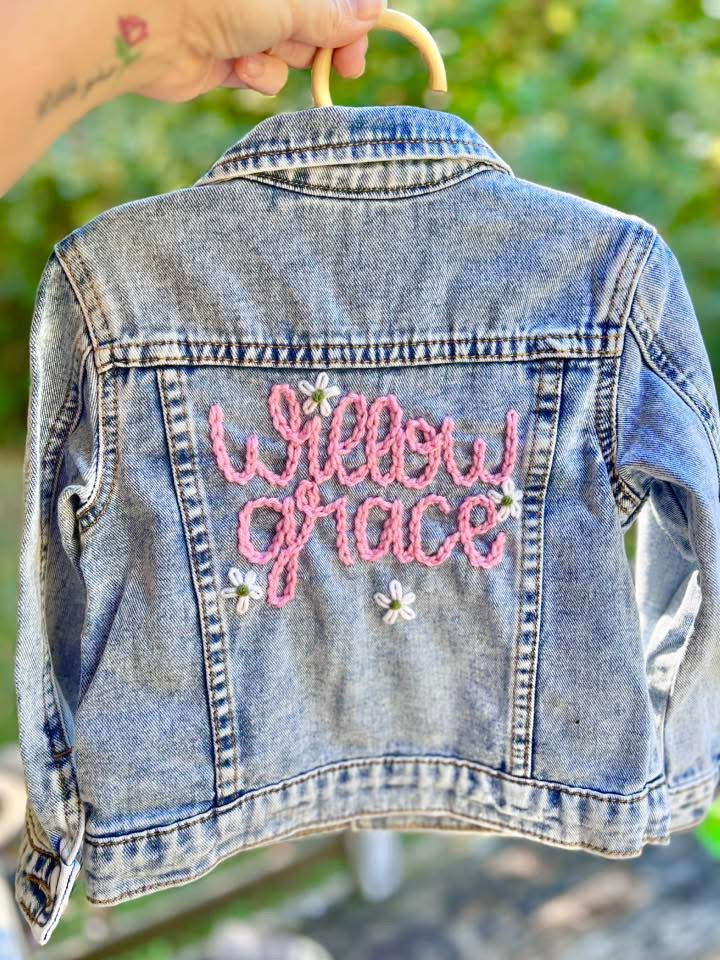 Hand Embroidered Denim Jackets