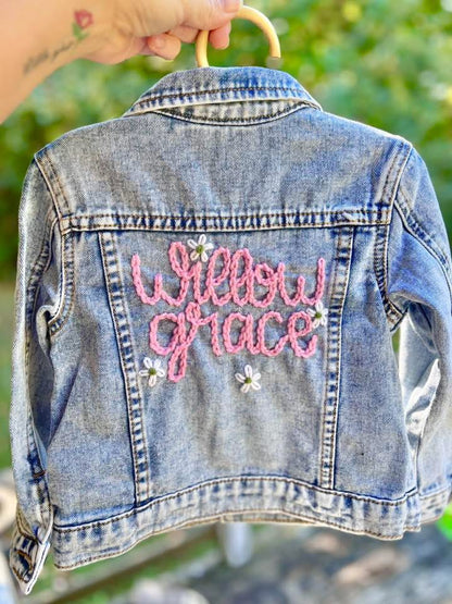 Hand Embroidered Denim Jackets
