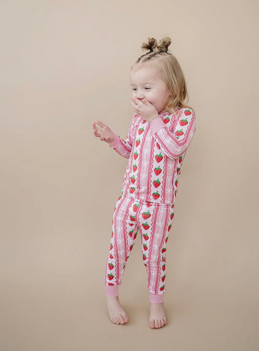 Strawberry Bamboo - 2-Piece Set