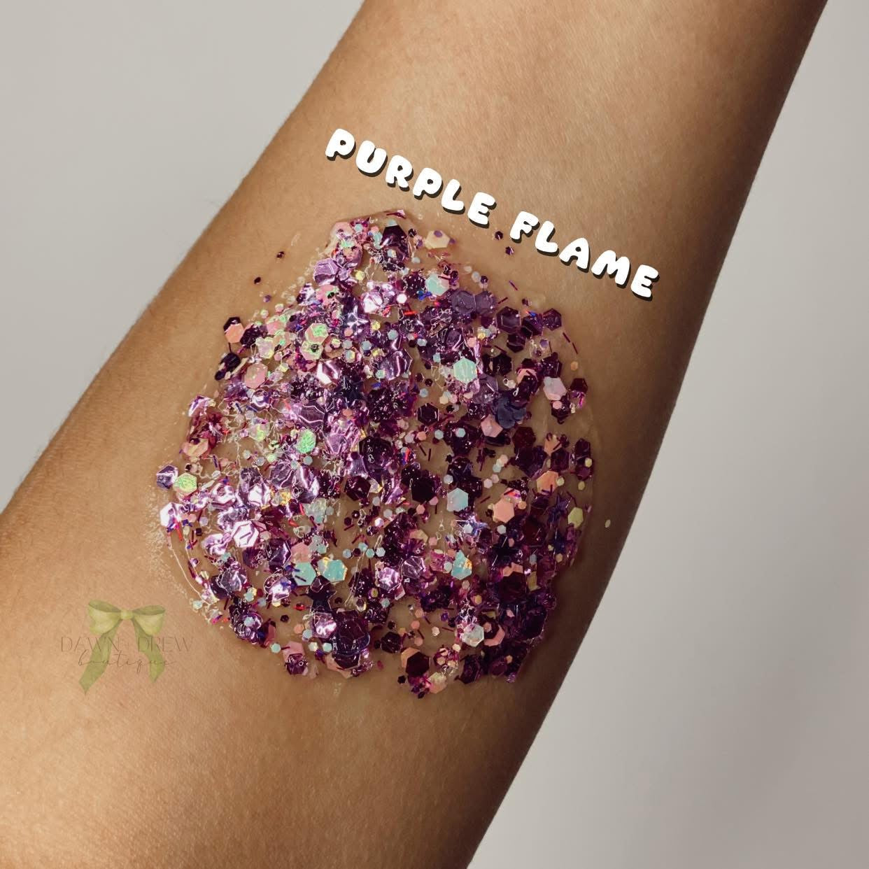 HAIR GLITTER: Purple Flame - June Sub Color