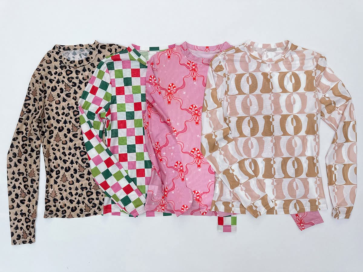 Mommy & Me Christmas Mesh Top - CLOSES 11/9