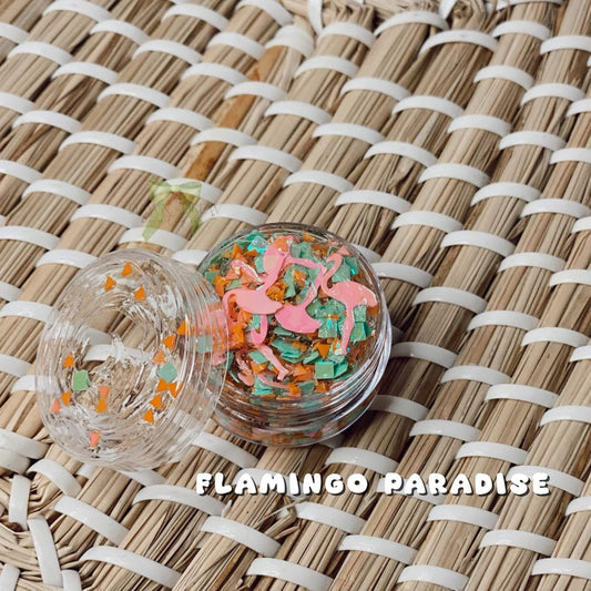 HAIR GLITTER: Flamingo Paradise - June Sub Color