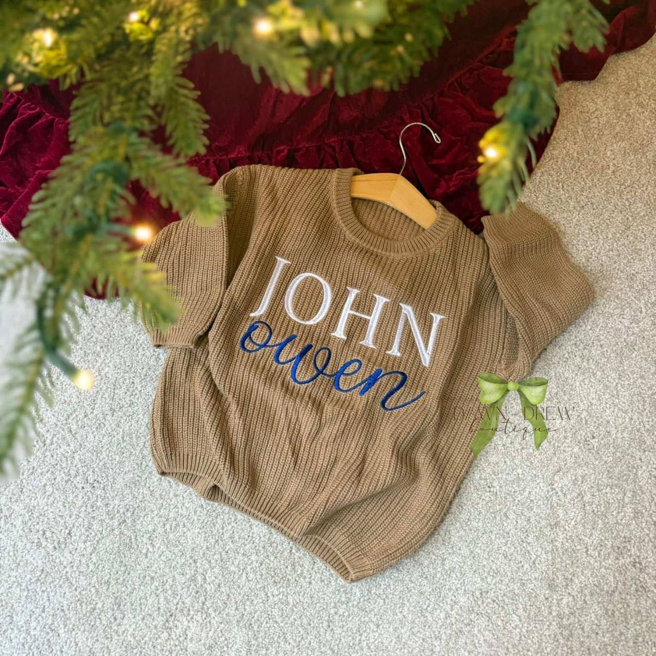 Custom Embroidered Sweater — CLOSES 7/16