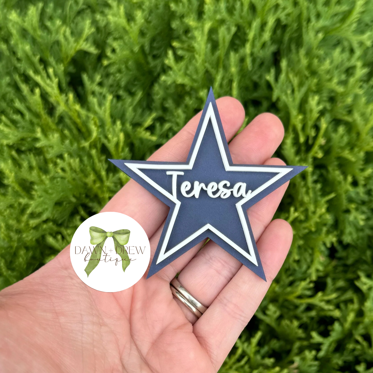 Cowboys Custom Hair Clip